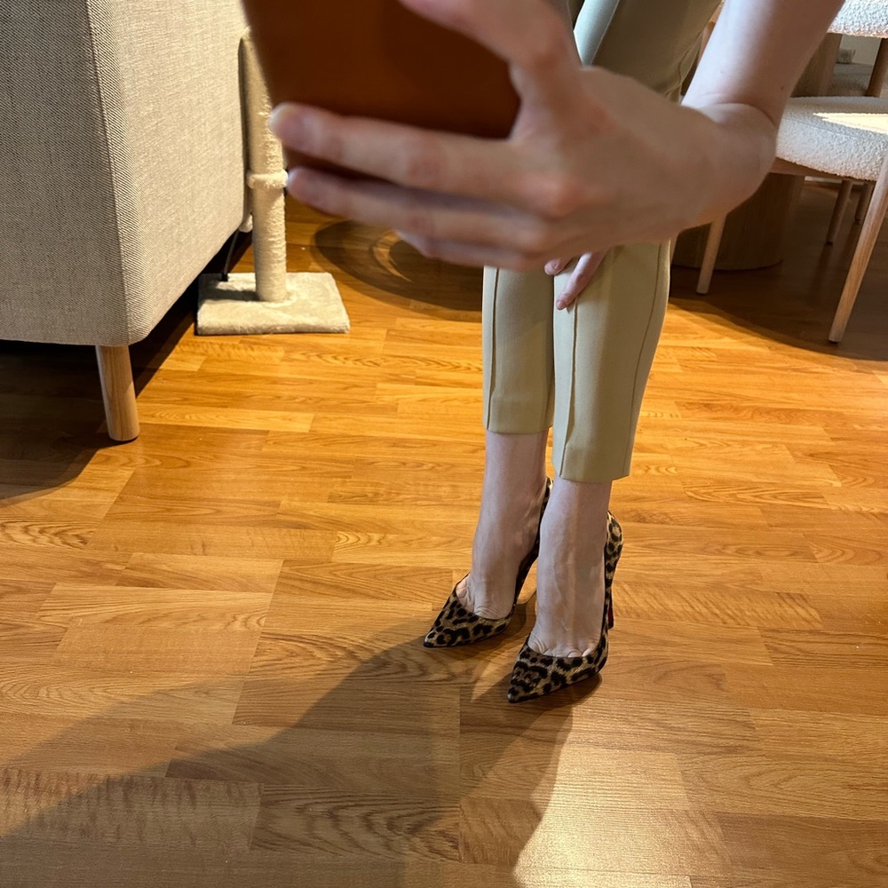 Christian Louboutin So Kate silk pumps